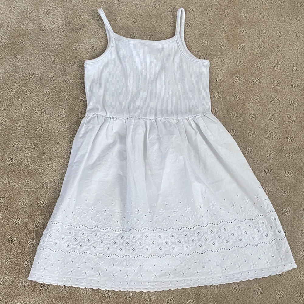 Ribbed eyelet Hanna Andersson dress with